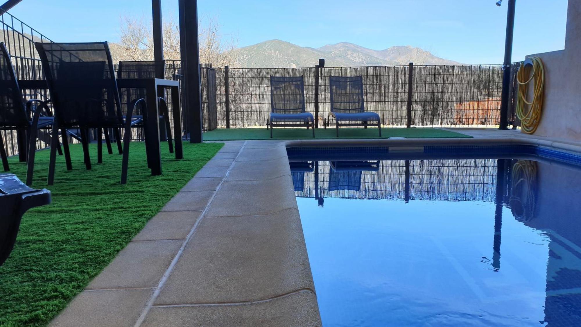Casa Con Piscina En Parque Nacional De Cabaneros Navas de Estena Buitenkant foto