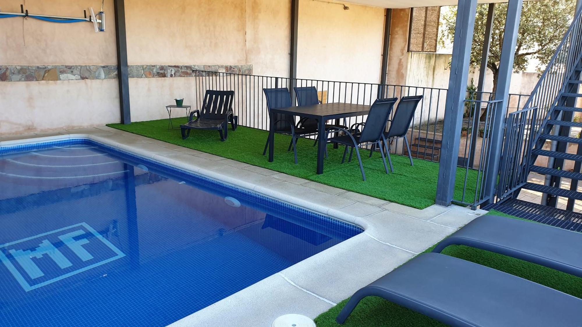 Casa Con Piscina En Parque Nacional De Cabaneros Navas de Estena Buitenkant foto