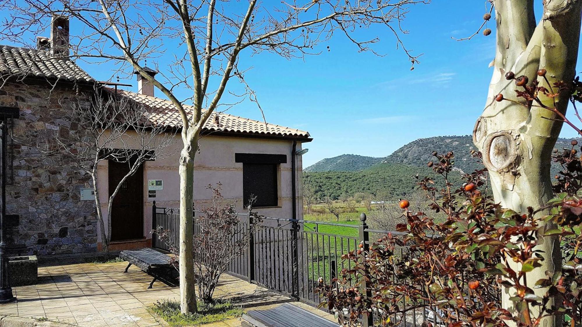 Casa Con Piscina En Parque Nacional De Cabaneros Navas de Estena Buitenkant foto